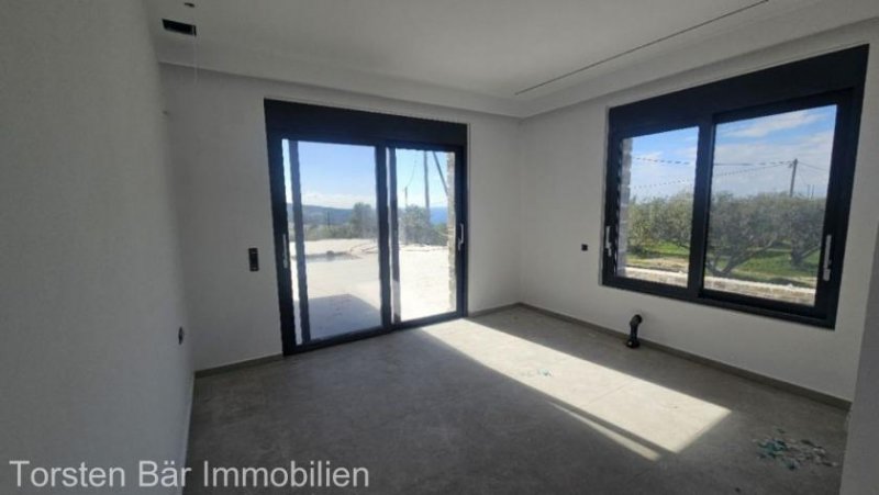 Pitsidia Kreta, Pitsidia: Im Bau befindliche ebenerdige Luxusvilla mit Panoramablick Haus kaufen